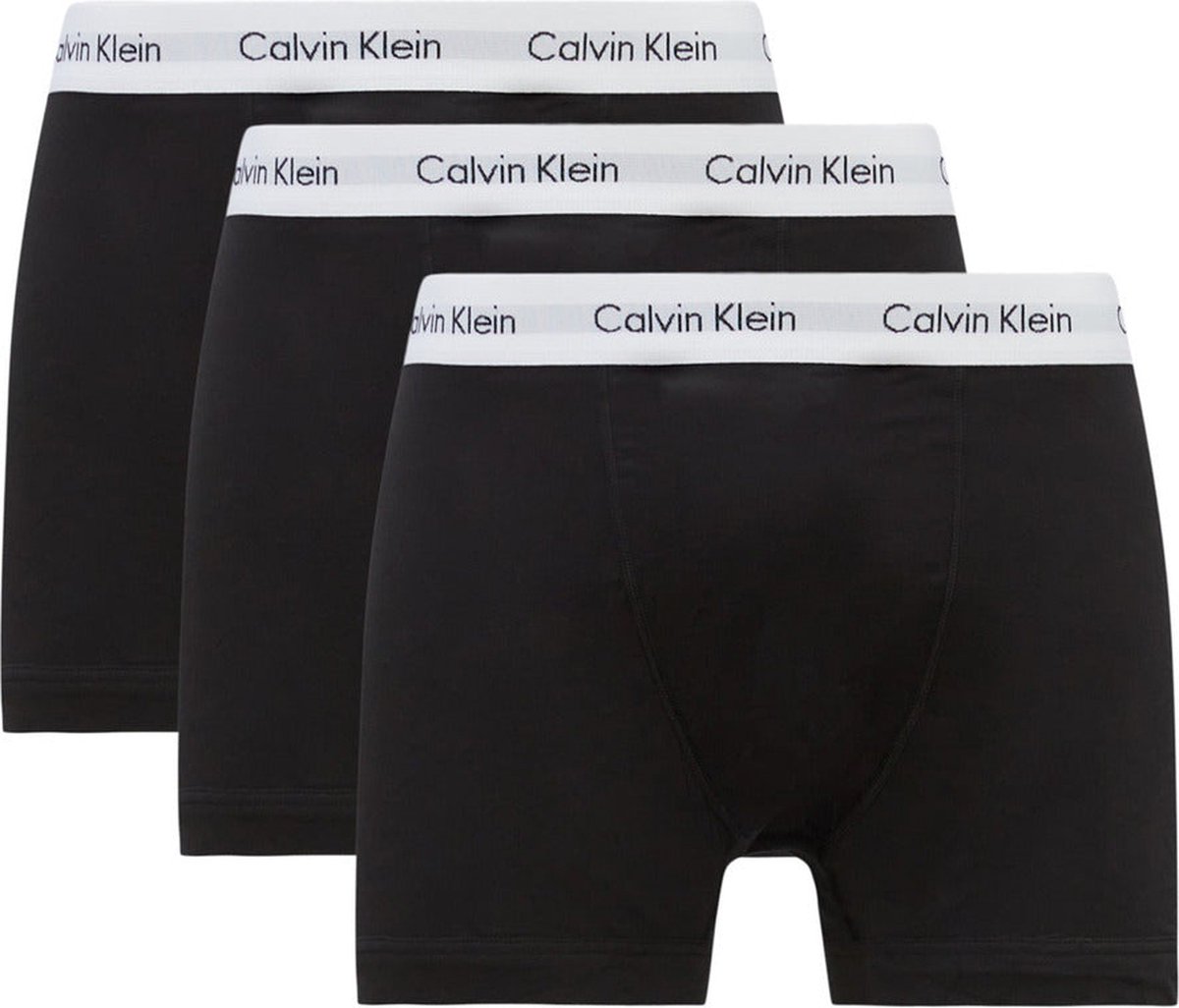 Calvin Klein 3-Pack Heren Boxershorts - Zwart - Maat S | bol.com