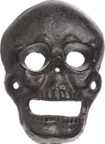 CKB ltd - Skull Bottle Opener Cast Iron - bieropener mannen flesopener mancave bierdop schieter decoratie muur bier opener man cave bar kroeg openers wand cafe bar-professional acc