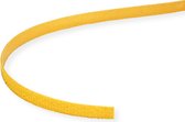 VALUE Klittenband op rol, 10mm, geel, 25 m