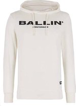 Ballin Amsterdam -  Heren Regular Fit  Original Hoodie  - Wit - Maat L