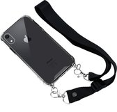 Shock Case met zwart keycord geschikt voor Apple iPhone Xr + gratis glazen Screenprotector