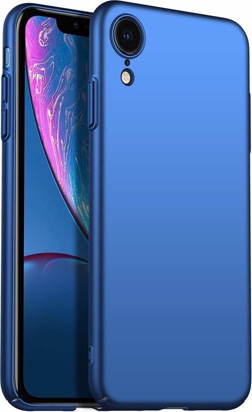 Ultra thin geschikt voor Apple iPhone Xr case - blauw | bol.com