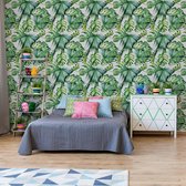 Papier peint Motif tropical moderne | V8 - 368 cm x 254 cm | Polaire 130gr / m2