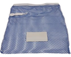 Premium wasnet 40x60 cm - Met knoopsluiting - Blauw