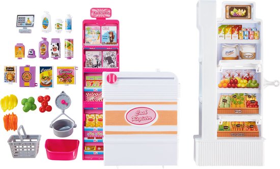 Playtive modepop met supermarkt 26-Delig van Playtive — afbeelding 3