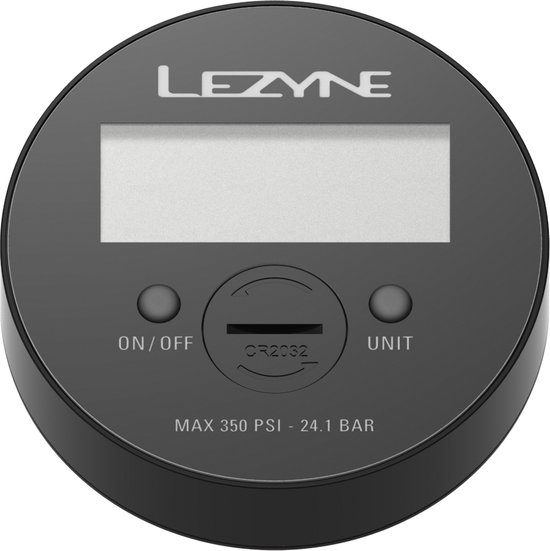 Lezyne 350 PSI Digital Gauge 3.5 Inch - Vervangingsmanometer voor alle vloerpompen - Inclusief lijm en o-ring - Zwart — afbeelding 2