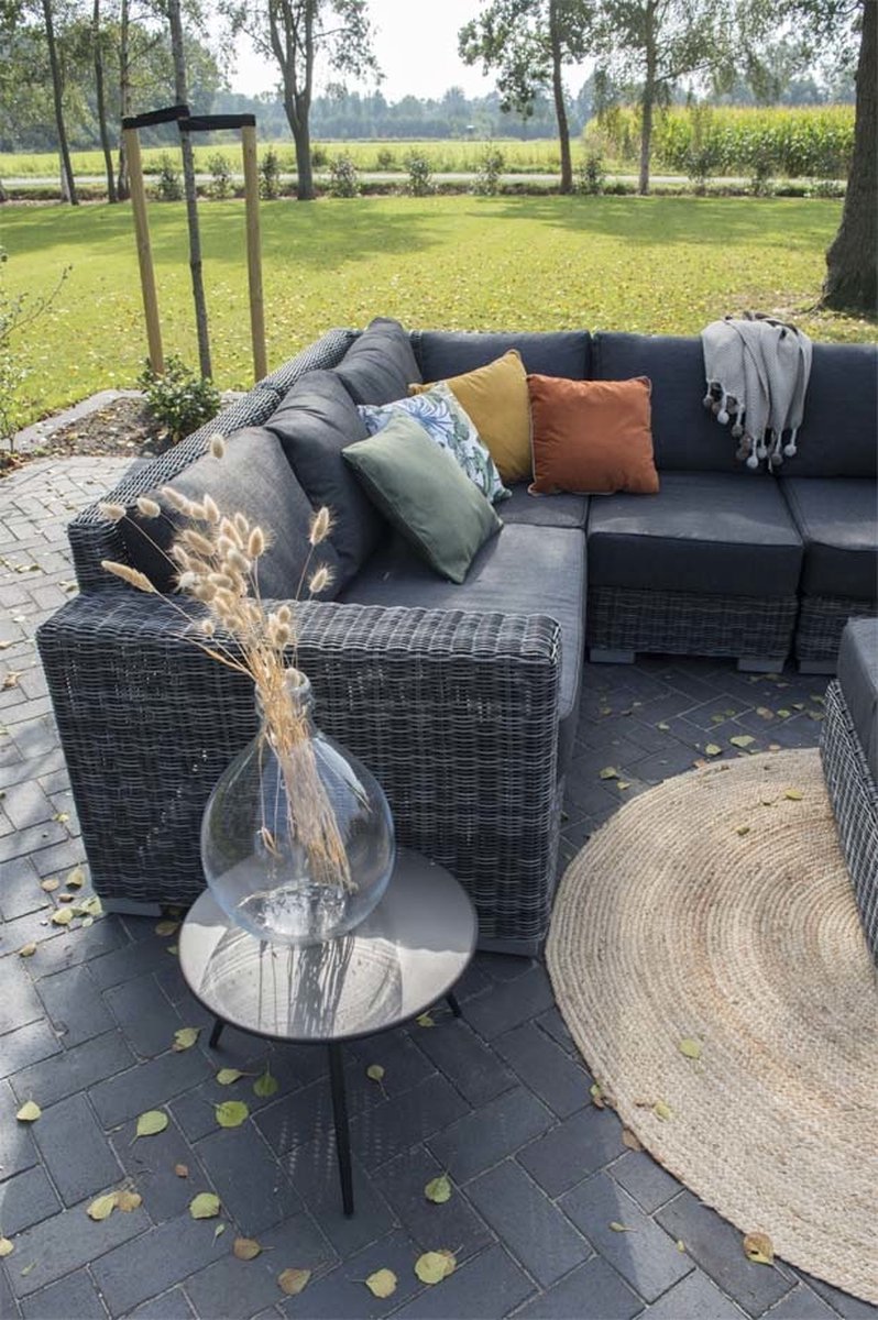 Lesli Living Table d'appoint Rafael 45x35 cm noir