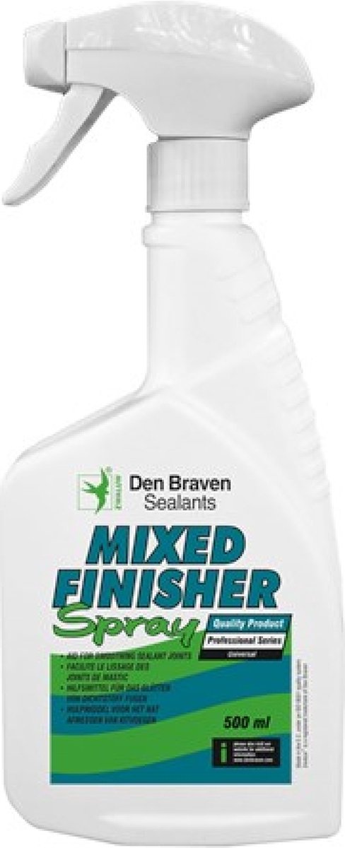 Zwaluw Den Braven 211173 Mixed Finisher Spray Voegafstrijkmiddel - Transparant - 500ml - Zwaluw