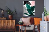 Muurstickers - Sticker Folie - Planten - Groen - Natuur - Bladeren - 60x80 cm - Plakfolie - Muurstickers Kinderkamer - Zelfklevend Behang - Zelfklevend behangpapier - Stickerfolie