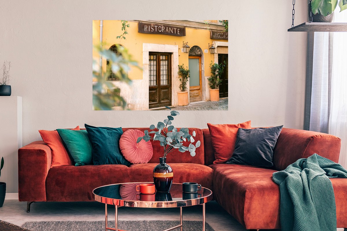 Rome - Restaurant - Geel - Planten - Deur