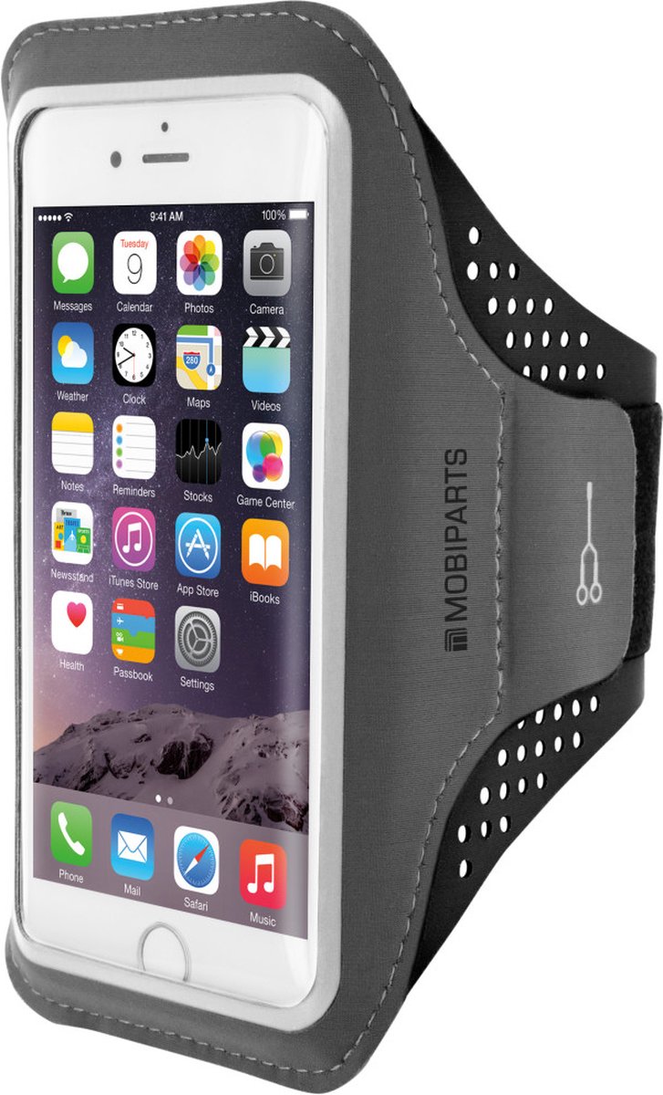 Hardloop Sportarmband geschikt voor - Zwart - Mobiparts