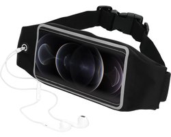 Mobiparts Comfort Fit Sport Belt geschikt voor Apple iPhone 12 Pro Max - Zwart