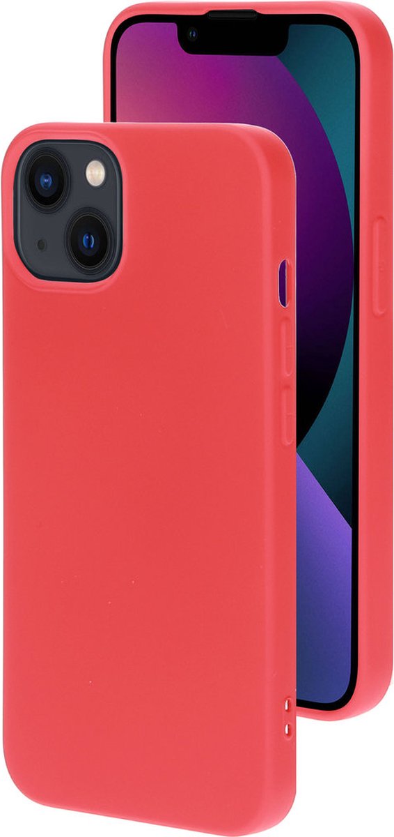 Mobiparts hoesje geschikt voor de Apple iPhone 13 - Siliconen - Rood