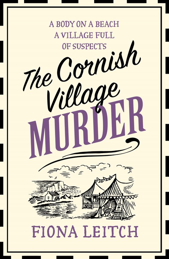 A Nosey Parker Cozy Mystery-The Cornish Village Murder - cover