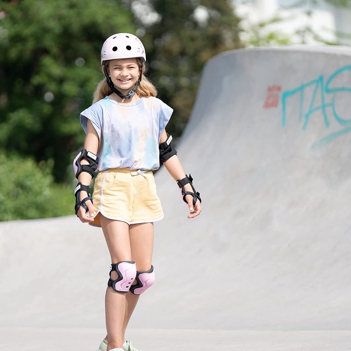 Beschermende accessoires voor inlineskaters / beschermers voor kinderen en volwassenen \ Child protectors - beschermerset voor skateboard, scooter, skaten, rijden, buitensport