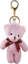 Sleutelhanger Tashanger Grote beer 20CM roze zachte hanger beren grote zachte luxe sleutel decoratieve hanger speelgoed voor auto sleutels accessoires