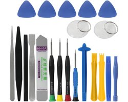 21 delige reparatieset voor uw smartphone of tablet - Smartphone Schroevendraaierset - Gereedschapset Geschikt Voor Apple Iphone - Galaxy - Laptop