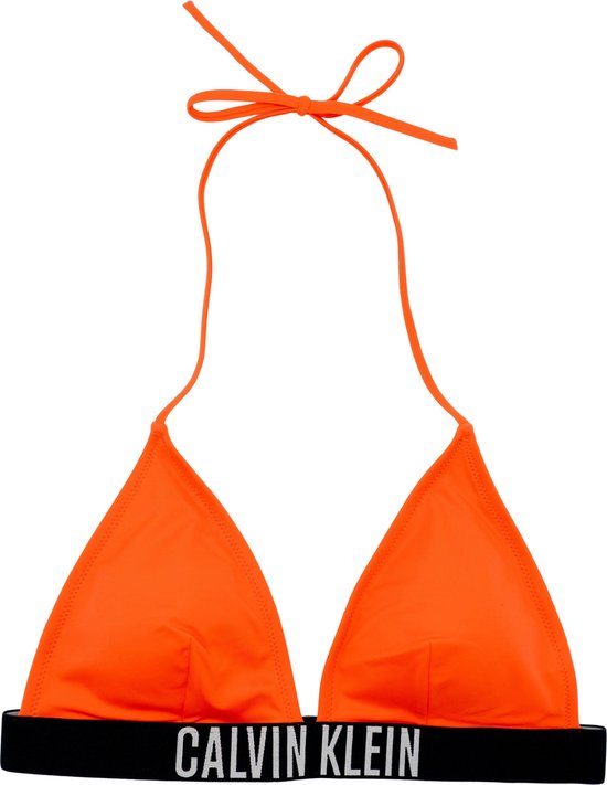 Calvin Klein Triangle Bikini Dames - Bright Vermillion - Maat XL
