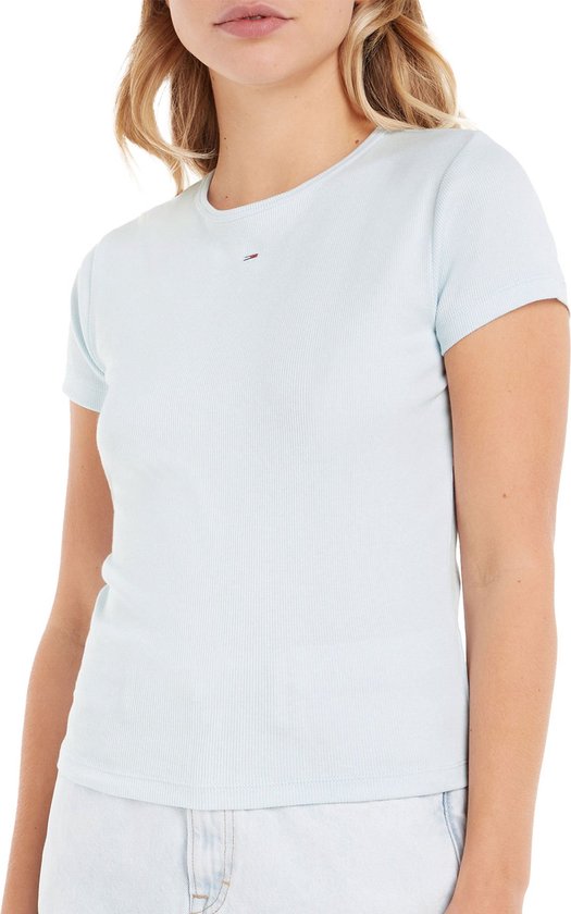 Tommy Hilfiger Essential Rib T-shirt Vrouwen - Maat S