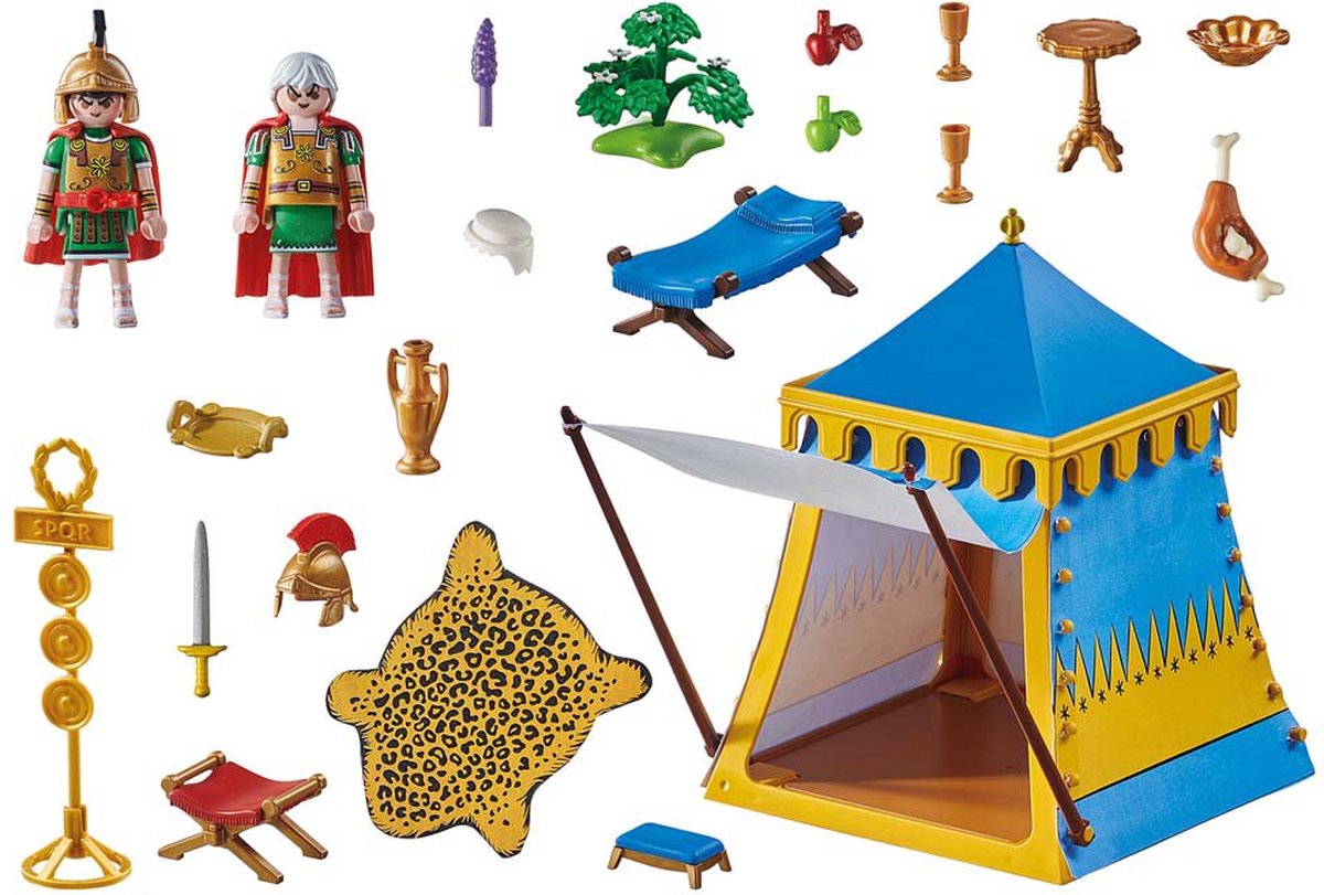 Playmobil Asterix Asterix: Leiderstent met generaals - 71015