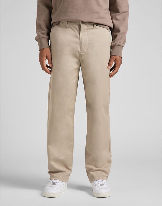 LEE Relaxed Chino Broek - Heren - Stone - W27 X L32