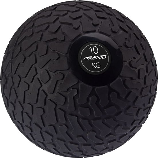 Foto: Avento slam bal met profiel 10 kg zwart diameter ca 26 cm