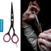 Beauty Tools TITANIUM LINE Ciseaux de coiffure allemands / Ciseaux de coupe professionnels droitier - Rainbow ShortSlice (5,5 pouces) - (RS-1468)