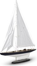 Authentic Models - J-Yacht Rainbow 1934 - boot - schip - miniatuur zeilboot - Miniatuur schip - zeilboot decoratie - Woonkamer decoratie - Wit