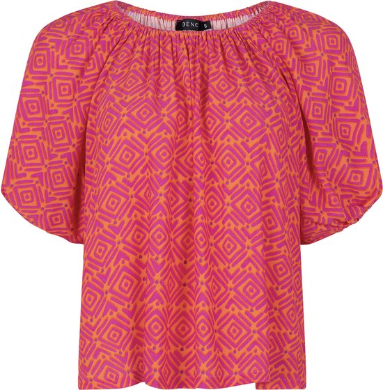 Ydence - Dames top Shelly - Aztec print - maat S