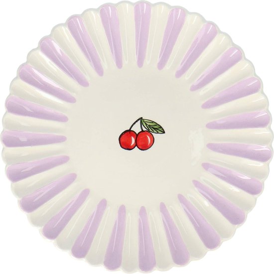 Dishes & Deco Dinerbord Coquille Cerise 28cm Dinerborden