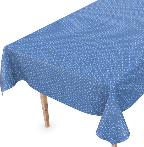 smiry Tafelkleed afwasbaar, rechthoekig, 100 x 140 cm, tafelzeil, waterafstotend, lotuseffect