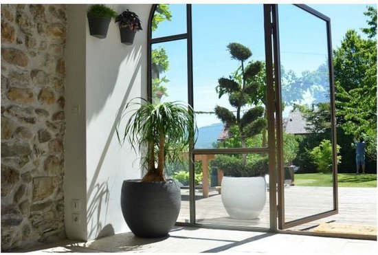 EDA Pot Rond Graphit Ø50cm - Contenance 46L - Gris anthracite