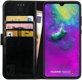 Rosso Element Huawei Mate 20 Hoesje Book Cover Zwart