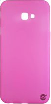 Samsung J4 Plus siliconenhoesje Roze Siliconen Gel TPU / Back Cover / Hoesje