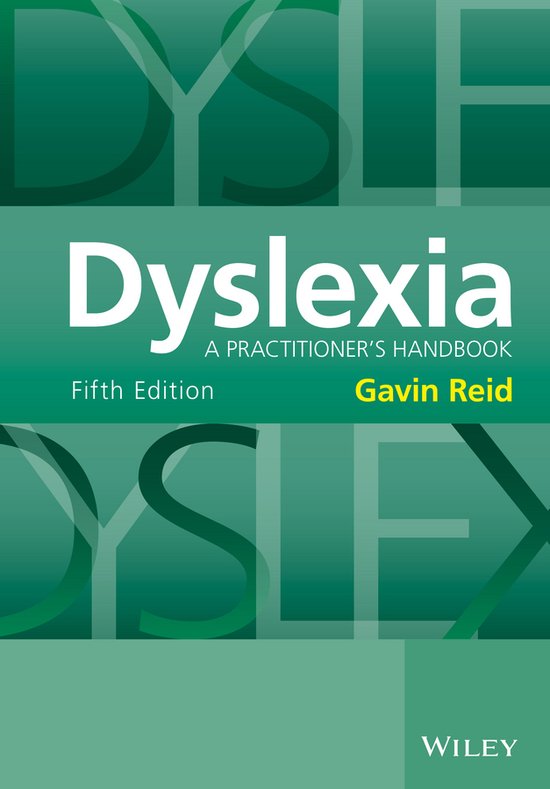 Dyslexia A Practitioners Handbook 5th Ed - cover