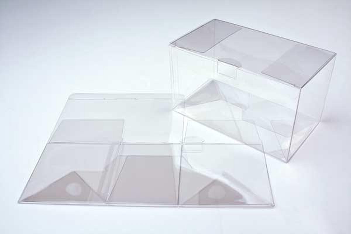 Plastic Doosjes 17,8x10,2x10,2cm Autolock Bodem (25 stuks)