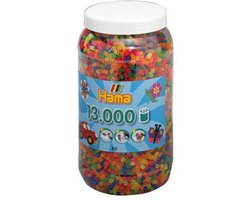 Hama - Strijkkralen Ton - 13.000 stuks neon