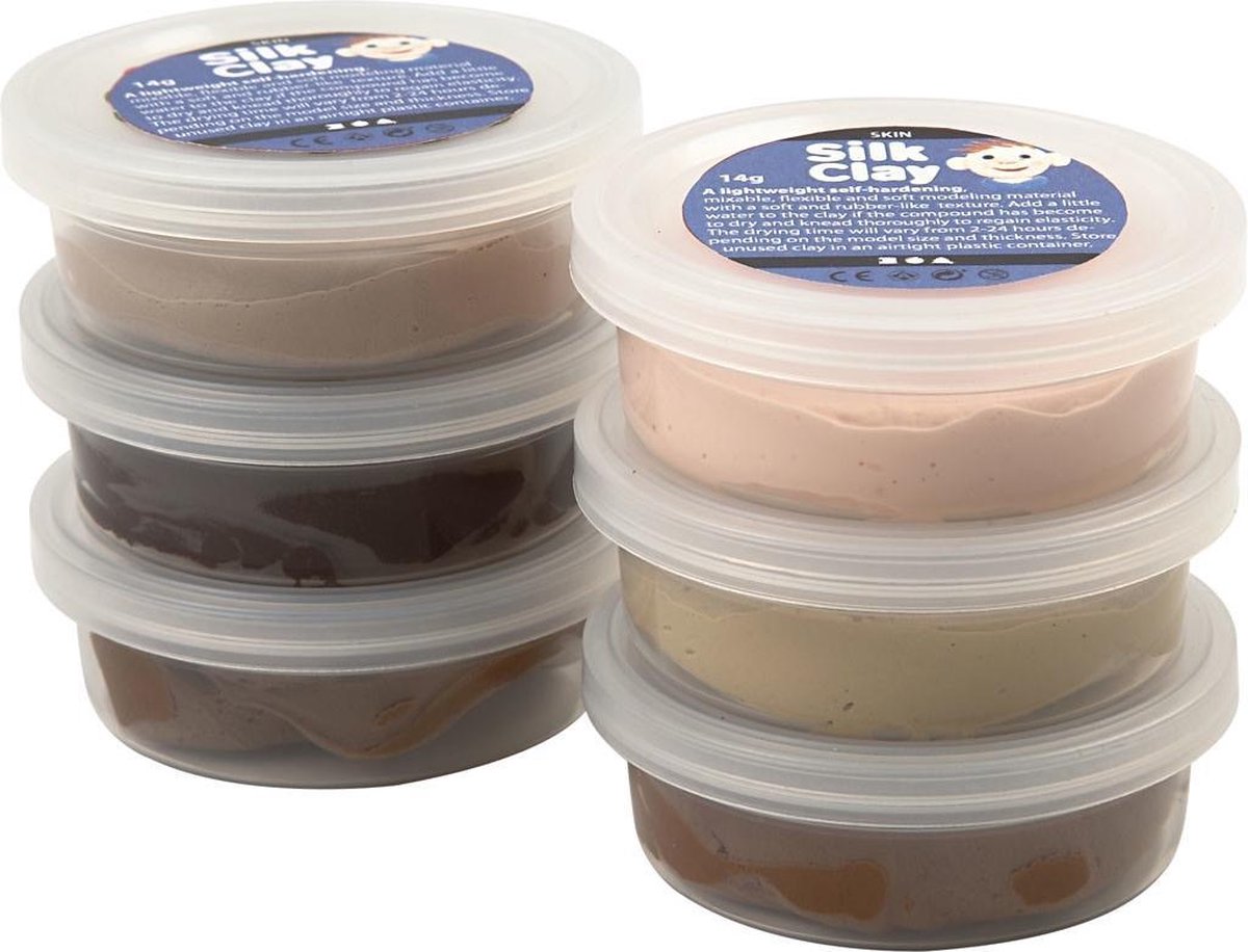 Silk Clay®, beiges, 6x14gr
