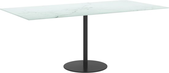 Goudkleurige Console Tafel Met Gehard Glas En Metalen Frame – 35 X 100 X 80 Cm Modern Voor Hal Woonkamer Goudkleurig