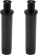 PrimeMatik - Pakket van 2 sprinklerunits met pop-up nozzle van 6 cm met een bereik van 4 tot 4,5 m
