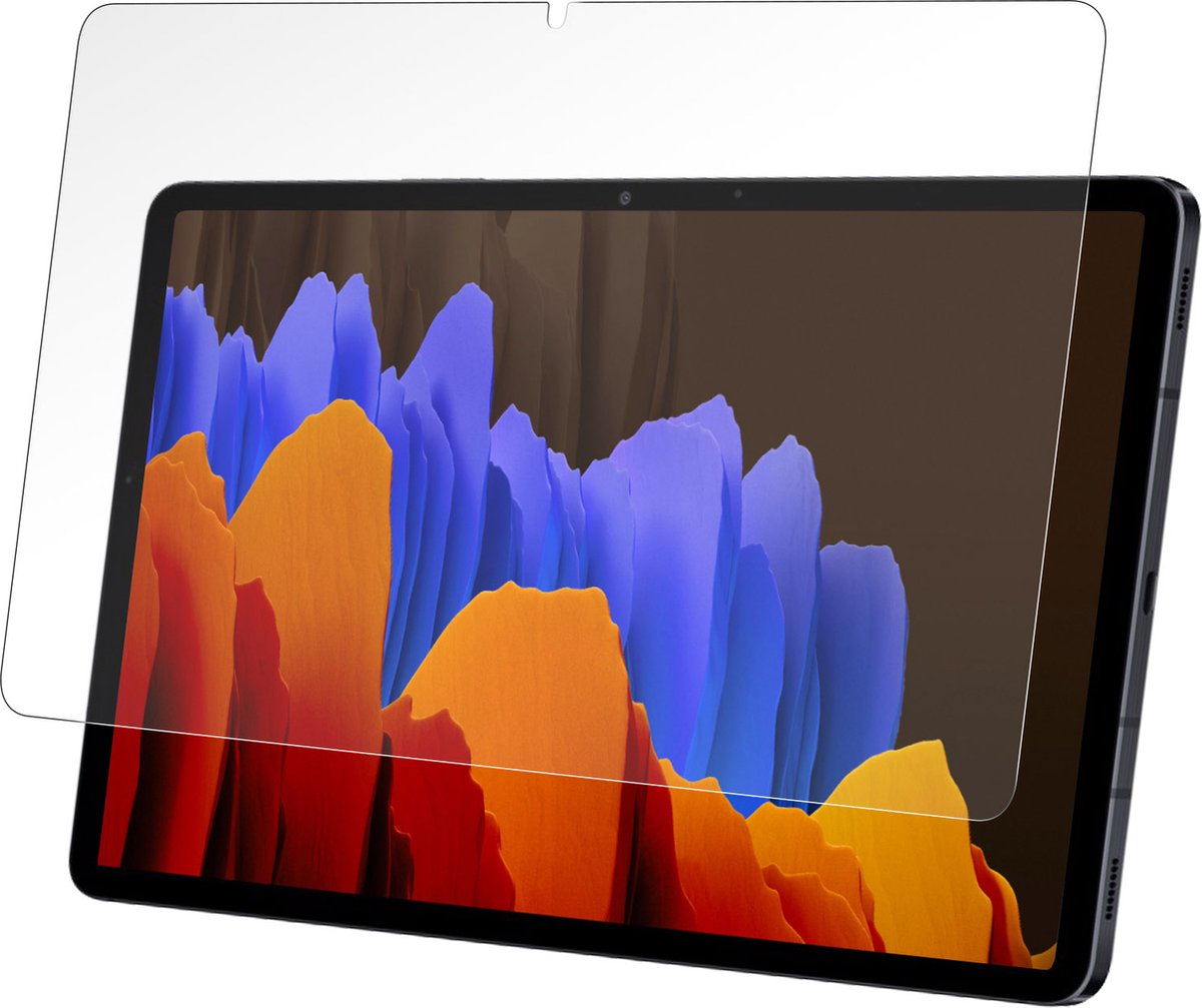 Glas Samsung Tab S7 Plus 12.4/S8 Plus/S7 FE Afgeschuind 4Smarts Transparant