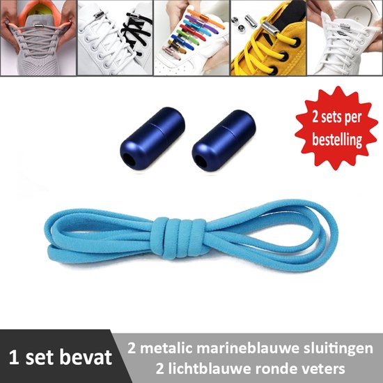 OSDUE 2 paar magnetische veters, elastische