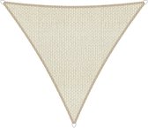 Schaduwdoek driehoek - 5x5x5m - Ivoor - Waterdoorlatend