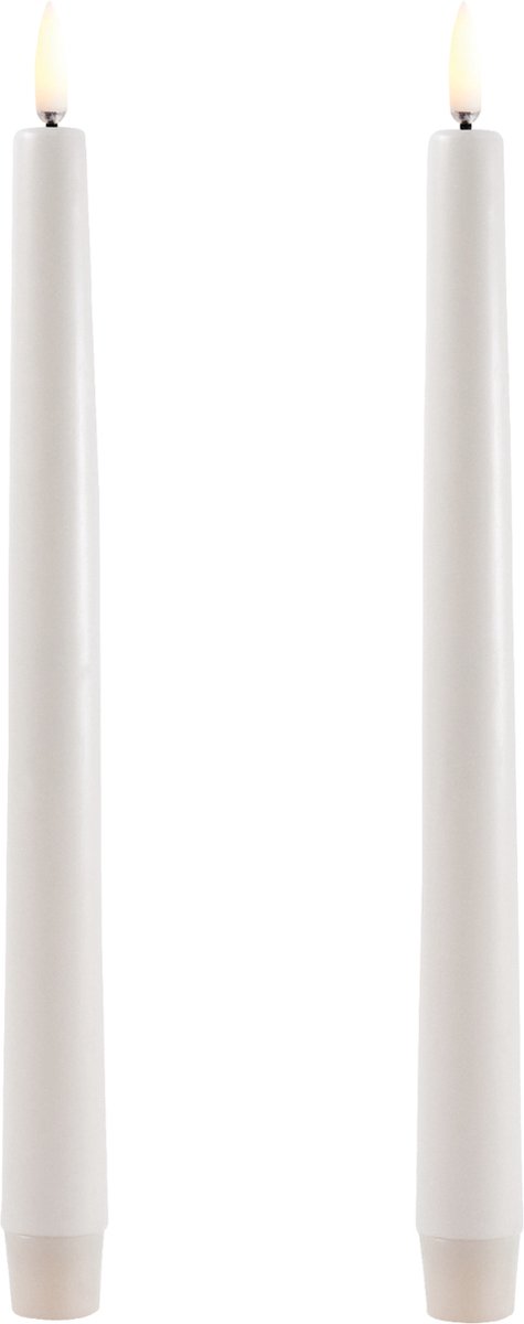 Uyuni Led Tafelkaars Vanille - 25CM - Set van 2