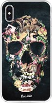 Casetastic Apple iPhone XS Max Hoesje - Softcover Hoesje met Design - Vintage Skull Print