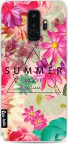 Casetastic Samsung Galaxy S9 Plus Hoesje - Softcover Hoesje met Design - Summer Love Flowers Print