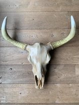 Skull effen 74 x 80 cm  bruine kop