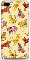 Casetastic Apple iPhone 7 Plus / iPhone 8 Plus Hoesje - Softcover Hoesje met Design - Wild Cats Print