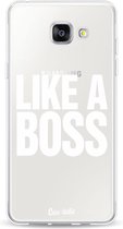 Casetastic Samsung Galaxy A5 (2016) Hoesje - Softcover Hoesje met Design - Like a Boss Print