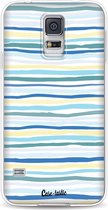 Casetastic Samsung Galaxy S5 / Galaxy S5 Plus / Galaxy S5 Neo Hoesje - Softcover Hoesje met Design - Stripe Vibe Print